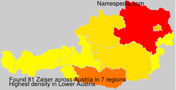 Surname Zaiser in Austria Surname Zaiser in Austria