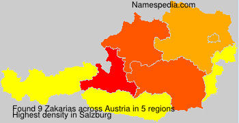 Surname Zakarias in Austria Surname Zakarias in Austria