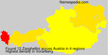 Surname Zanghellini in Austria Surname Zanghellini in Austria