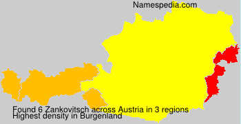 Surname Zankovitsch in Austria Surname Zankovitsch in Austria