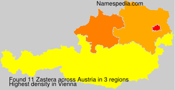 Surname Zastera in Austria Surname Zastera in Austria