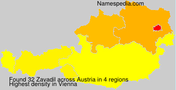 Surname Zavadil in Austria Surname Zavadil in Austria
