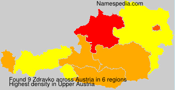 Surname Zdravko in Austria Surname Zdravko in Austria