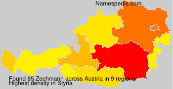 Surname Zechmann in Austria Surname Zechmann in Austria