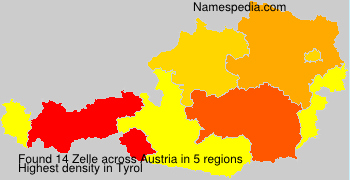 Surname Zelle in Austria