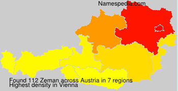 Surname Zeman in Austria Surname Zeman in Austria