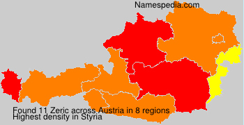 Surname Zeric in Austria Surname Zeric in Austria