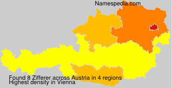 Surname Zifferer in Austria Surname Zifferer in Austria