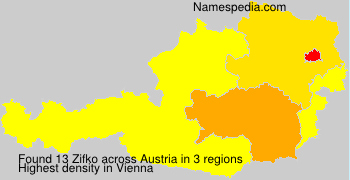 Surname Zifko in Austria Surname Zifko in Austria