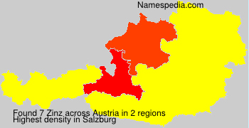 Surname Zinz in Austria Surname Zinz in Austria