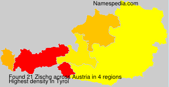Surname Zischg in Austria Surname Zischg in Austria