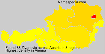 Surname Zivanovic in Austria Surname Zivanovic in Austria