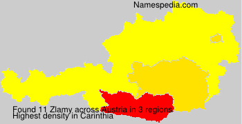 Surname Zlamy in Austria Surname Zlamy in Austria