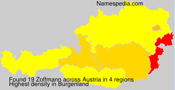 Surname Zoffmann in Austria Surname Zoffmann in Austria