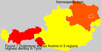 Surname Zoglmeyer in Austria Surname Zoglmeyer in Austria