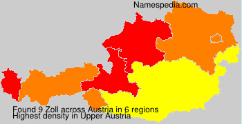 Surname Zoll in Austria Surname Zoll in Austria