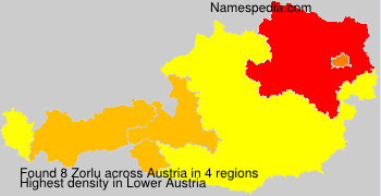 Surname Zorlu in Austria Surname Zorlu in Austria
