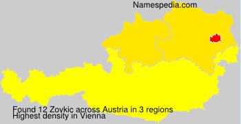 Surname Zovkic in Austria Surname Zovkic in Austria