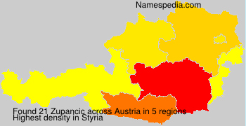 Surname Zupancic in Austria Surname Zupancic in Austria