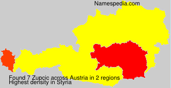 Surname Zupcic in Austria Surname Zupcic in Austria