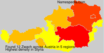 Surname Zwach in Austria Surname Zwach in Austria