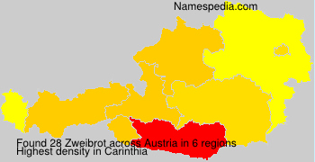 Surname Zweibrot in Austria Surname Zweibrot in Austria