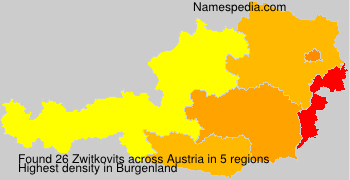 Surname Zwitkovits in Austria Surname Zwitkovits in Austria