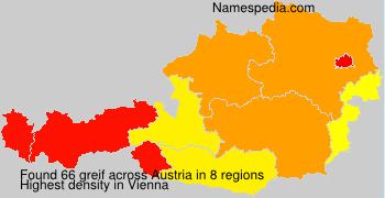 Surname greif in Austria Surname greif in Austria