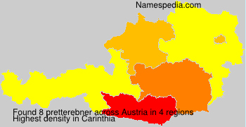 Surname pretterebner in Austria Surname pretterebner in Austria