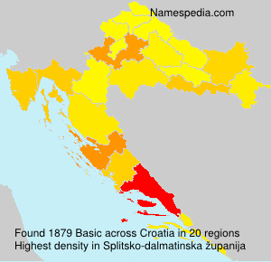 Surname Basic in Croatia Surname Basic in Croatia
