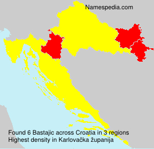 Surname Bastajic in Croatia Surname Bastajic in Croatia