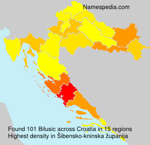 Surname Bilusic in Croatia Surname Bilusic in Croatia