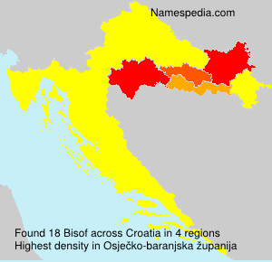 Surname Bisof in Croatia Surname Bisof in Croatia