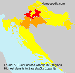 Surname Bucar in Croatia Surname Bucar in Croatia