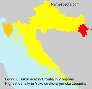 Surname Bukor in Croatia Surname Bukor in Croatia