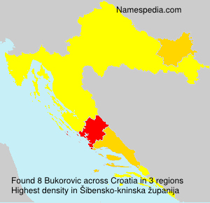Surname Bukorovic in Croatia Surname Bukorovic in Croatia