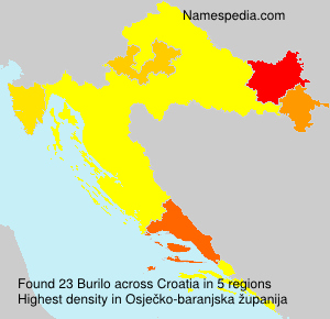 Surname Burilo in Croatia Surname Burilo in Croatia