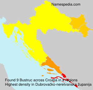 Surname Bustruc in Croatia Surname Bustruc in Croatia