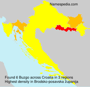 Surname Buzgo in Croatia Surname Buzgo in Croatia