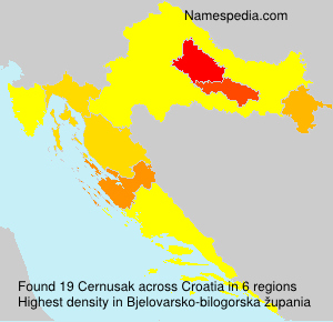 Surname Cernusak in Croatia Surname Cernusak in Croatia