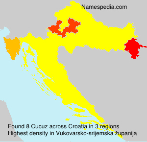 Surname Cucuz in Croatia Surname Cucuz in Croatia