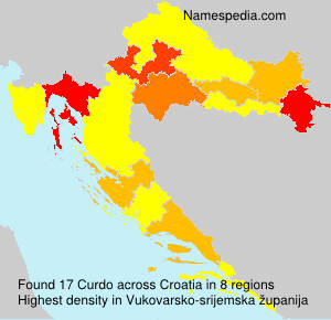 Surname Curdo in Croatia Surname Curdo in Croatia