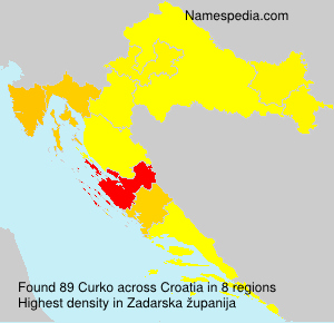 Surname Curko in Croatia Surname Curko in Croatia