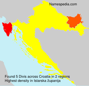 Surname Divis in Croatia Surname Divis in Croatia