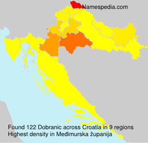 Surname Dobranic in Croatia Surname Dobranic in Croatia