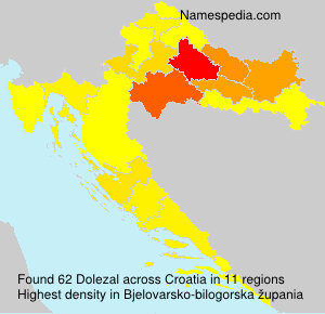 Surname Dolezal in Croatia Surname Dolezal in Croatia