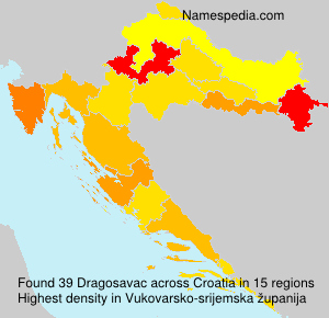 Surname Dragosavac in Croatia Surname Dragosavac in Croatia