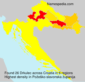 Surname Drkulec in Croatia Surname Drkulec in Croatia