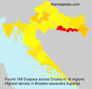 Surname Duspara in Croatia Surname Duspara in Croatia