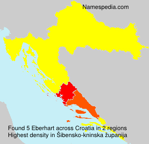 Surname Eberhart in Croatia Surname Eberhart in Croatia